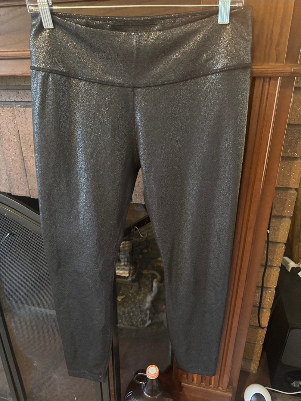 Nike Metallic Black Leggings